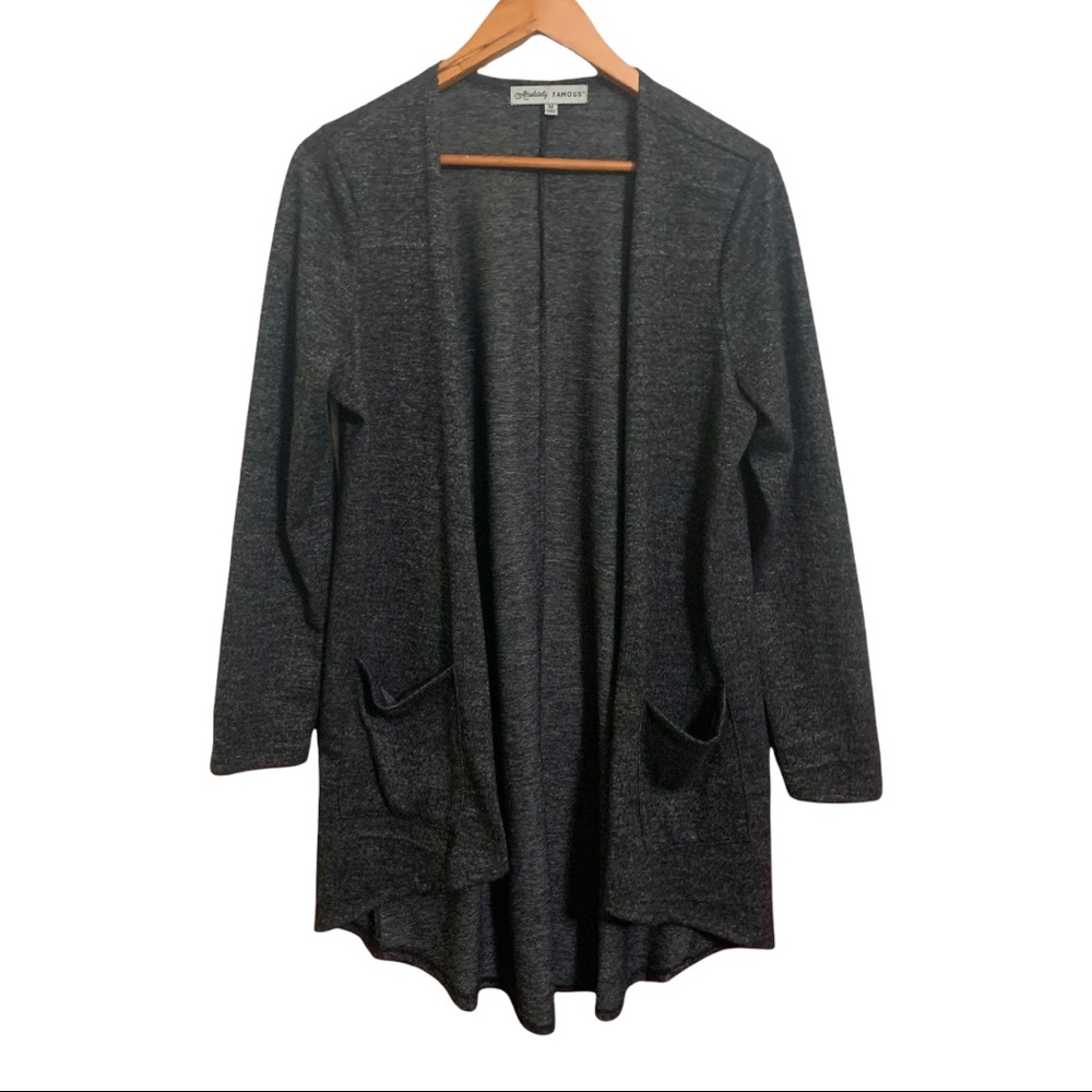 Absolutely Famous Open Light Long Sweater Jacket M